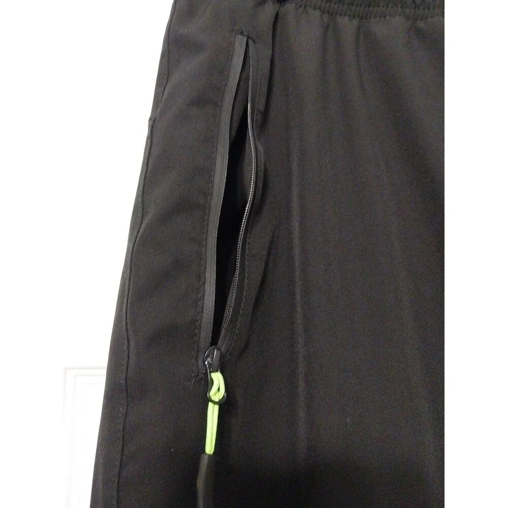 TRR Men's Hiking Track Pants with Zipper Pocket Stretch Waist Black Size XXLarge - Picture 2 of 7